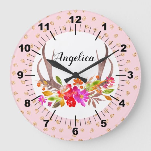 Personalisiert Große Wanduhr (Vorderseite)