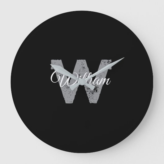 Personalisiert  große wanduhr (Vorderseite)