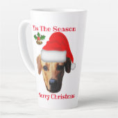 Personalisiert Große Weihnachtskaffee-Tasse Milchtasse (Linke Ecke)