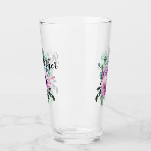 Personalisiert Großmutter des Bride BUDGET Glas (Links)