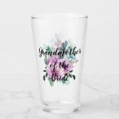 Personalisiert Großmutter des Bride BUDGET Glas (Vorderseite)