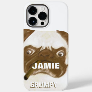 Personalisiert Grumpy AFICIONADO Puggy Cigar Case-Mate iPhone Hülle