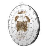 Personalisiert Grumpy AFICIONADO Puggy Cigar Dartscheibe (Vorderseite rechts)