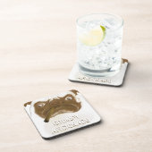 Personalisiert Grumpy AFICIONADO Puggy Cigar Getränkeuntersetzer (Rechte Seite)