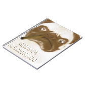 Personalisiert Grumpy AFICIONADO Puggy Cigar Notizblock (Linke Seite)