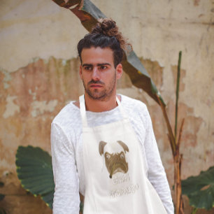 Personalisiert Grumpy AFICIONADO Puggy Cigar Schürze