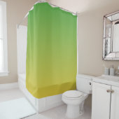 Personalisiert-grün und gelb-grün duschvorhang (Beispiel)