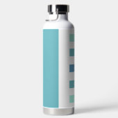 Personalisiert grüne blaue Pause Atmen Trinkflasche (Rechts)