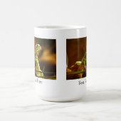 Personalisiert-grüne Lizard-Tasse Kaffeetasse (Mittel)