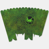 Personalisiert grüner Dinosaurier versteckt Geschenkschachtel (Ungeklappt)