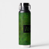 Personalisiert grüner Dinosaurier versteckt Trinkflasche (Vorne)