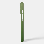 Personalisiert-grüner Ober Case-Mate iPhone Hülle (Rückseite / Links)