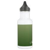 Personalisiert-grüner Ober Edelstahlflasche (Links)