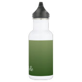 Personalisiert-grüner Ober Edelstahlflasche (Rechts)