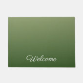 Personalisiert-grüner Ober Fußmatte (Vorderseite)