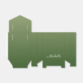 Personalisiert-grüner Ober Geschenkschachtel (Ungefaltet)