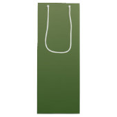 Personalisiert-grüner Ober Geschenktüte Für Weinflaschen (Vorderseite)