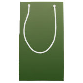 Personalisiert-grüner Ober Kleine Geschenktüte (Vorderseite)