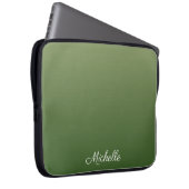 Personalisiert-grüner Ober Laptopschutzhülle (Vorne Rechts)
