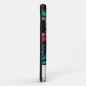 Personalisiert Grungy Poinsettia Floral Graffiti Case-Mate iPhone Hülle (Hinten/Rechts)