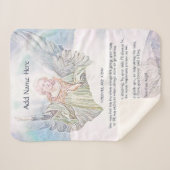 Personalisiert Guardian Angel Blanket Sherpadecke (Vorderseite (Horizontal))