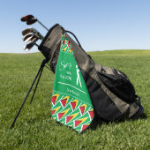 Personalisiert GUYANA Golfhandtuch (Gras)