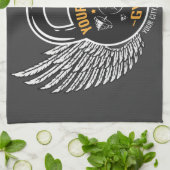 Personalisiert GYM Fitness Trainer Kettlebell Geschirrtuch (Gefaltet)