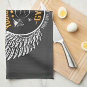 Personalisiert GYM Fitness Trainer Kettlebell Geschirrtuch (Viertel Falte)