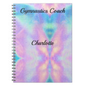 PERSONALISIERT - GYMNASTICS COACH SPIRAL NOTEBOOK NOTIZBLOCK (Vorderseite)