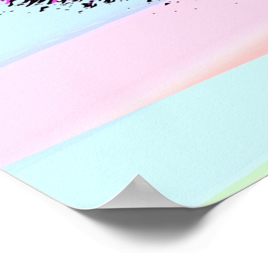 PERSONALISIERT GYMNASTICS LIFE POSTER (Ecke)