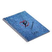 PERSONALISIERT GYMNASTICS NOTEBOOK NOTIZBLOCK (Rechte Seite)