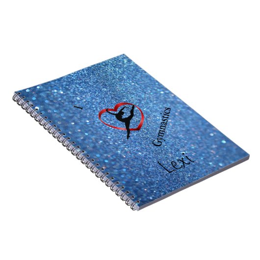 PERSONALISIERT GYMNASTICS NOTEBOOK NOTIZBLOCK (Rechte Seite)
