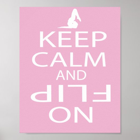 Personalisiert GYMNASTICS Poster (Vorne)