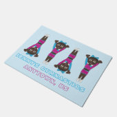 Personalisiert Gymnastik Academy Dance Studio Gym Fußmatte (Schrägansicht)