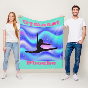 Personalisiert Gymnastik Fleece Blanket für Mädche