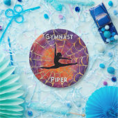 Personalisiert Gymnastik Halloween Spiderweb Pappteller (Party)