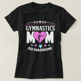 Personalisiert Gymnastik Mama T - Shirt