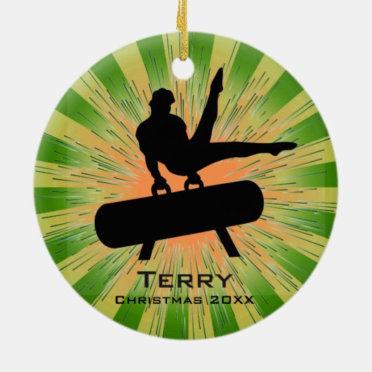 Personalisiert Gymnastik Ornament (Hinten)