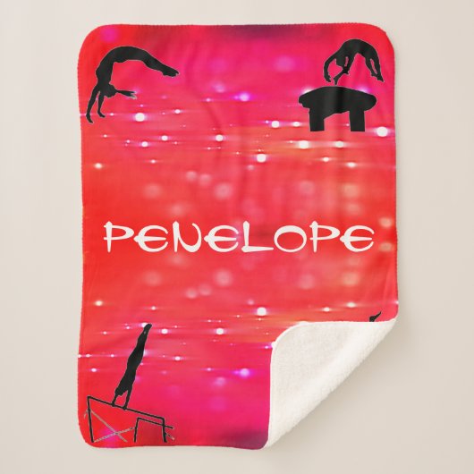 Personalisiert Gymnastik Sherpa Blanket Sherpadecke (Vorderseite)