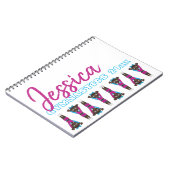 Personalisiert Gymnastik Tumbling Gym Coach Notizblock (Linke Seite)