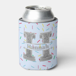 Personalisiert H Initial Silver Monogram Ihr Name Dosenkühler