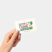Personalisiert habe ich Autismus Ausweis (Handheld)