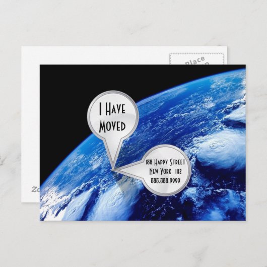 Personalisiert habe ich die Postkarte verschoben (Vorne/Hinten)