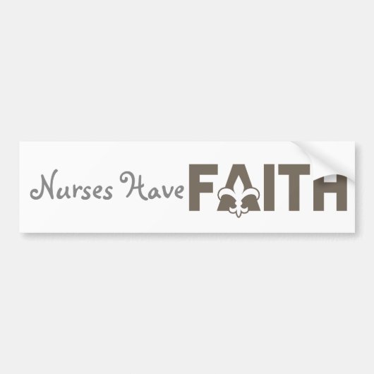 Personalisiert haben Faith Autoaufkleber (Vorne)
