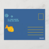 Personalisiert - Haben Sie einen fintastischen Geb Postkarte (Rückseite)