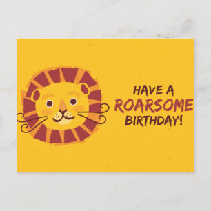 Personalisiert - haben Sie einen rauen Geburtstag Postkarte