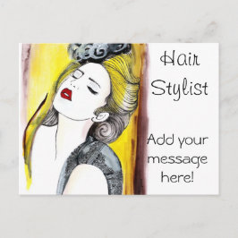 Personalisiert-Hair-Stylist Postkarte