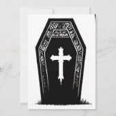 Personalisiert Halloween Gravestone Einladung (Rückseite)