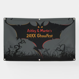 Personalisiert-Halloween-Party-Banner Beängstigend Banner