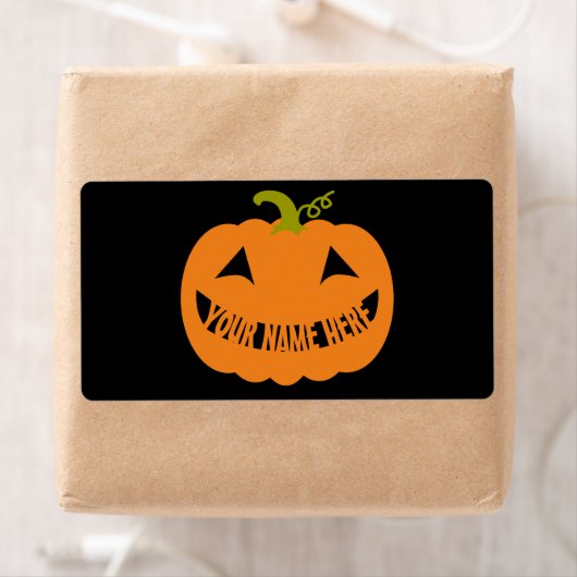 Personalisiert Halloween Pumpkin (Insitu)